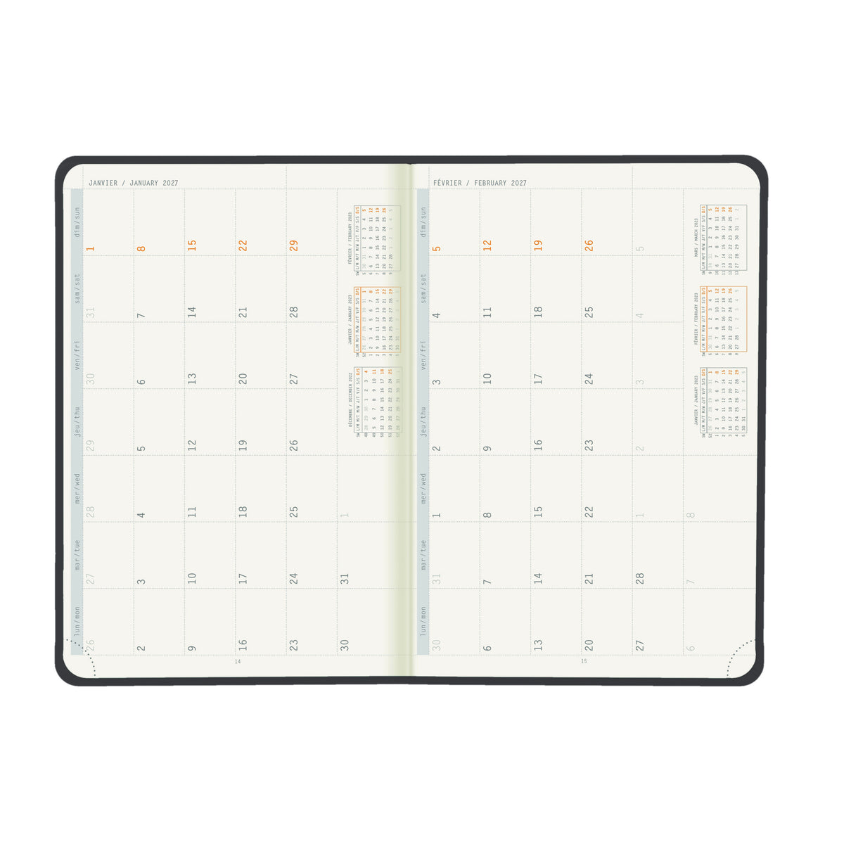 Rhodia 2027 Weekly Notebook Diary A5