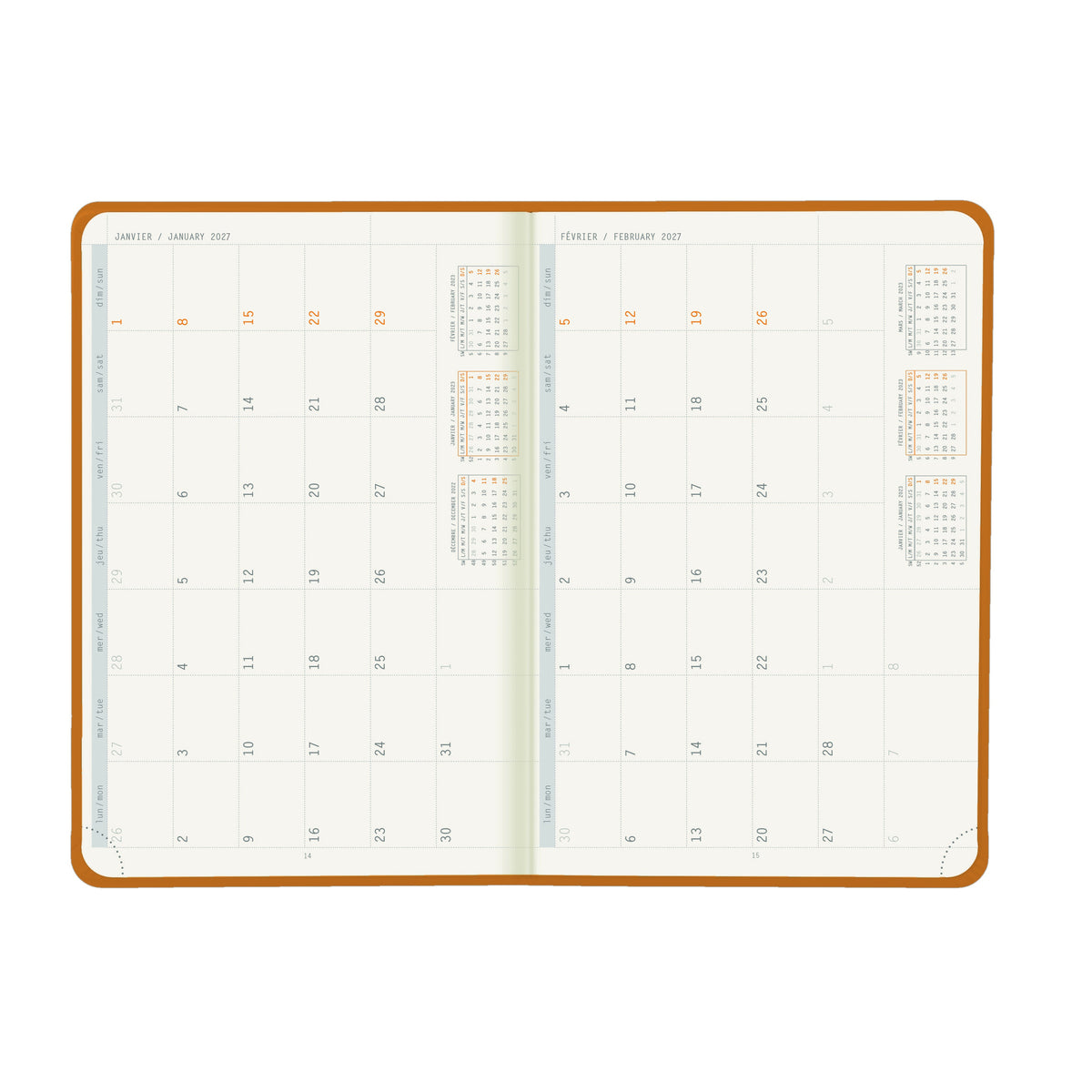 Rhodia 2027 Weekly Notebook Diary A5