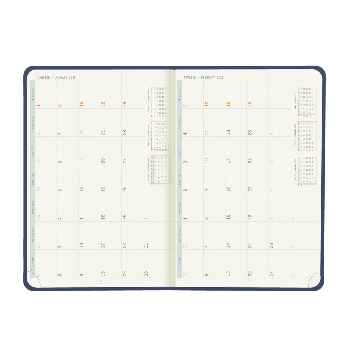 Rhodia 2027 Weekly Notebook Diary A5