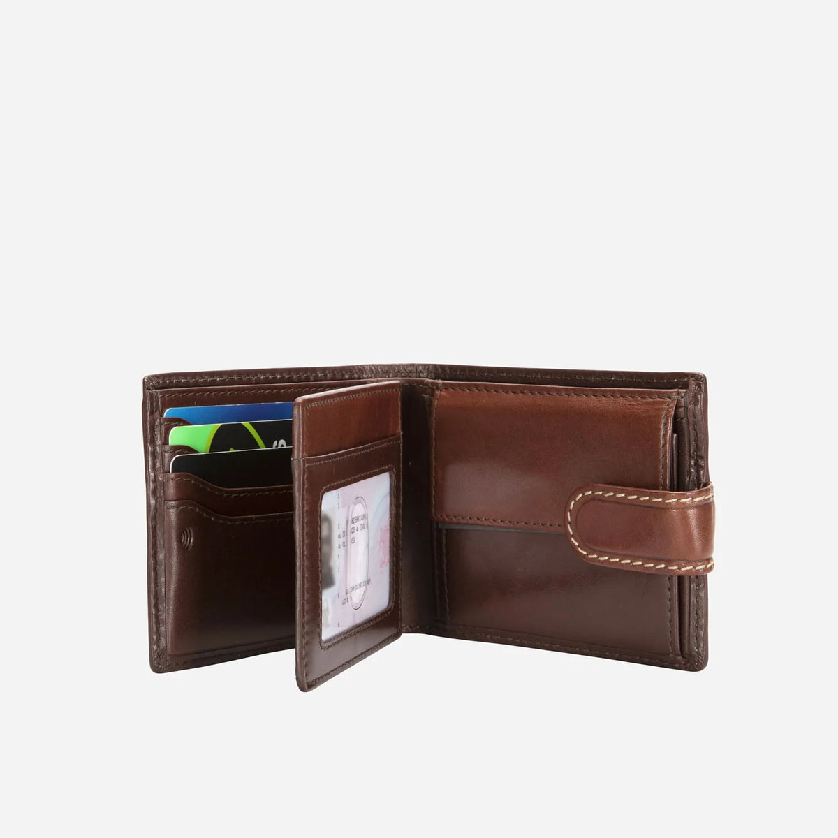Jekyll and Hide Bifold Wallet With Coin and ID Window