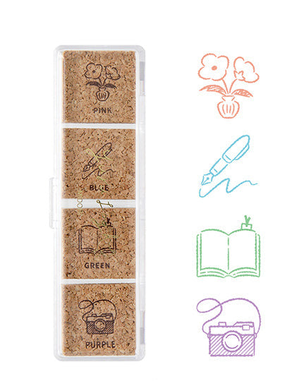 Midori Yuru Log Stamp - Life