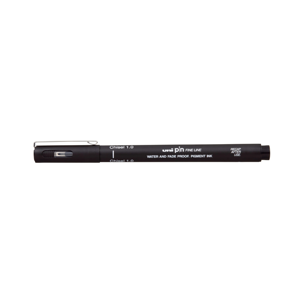 uni-ball PIN Fineliner Chisel Black