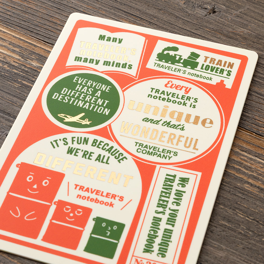 Traveler's Notebook Passport Size 2027 Backing Sheet - Limited Edition