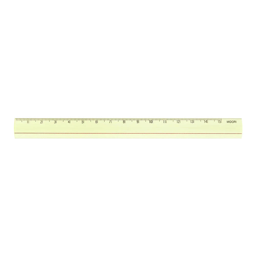 Midori Lens Ruler 15cm