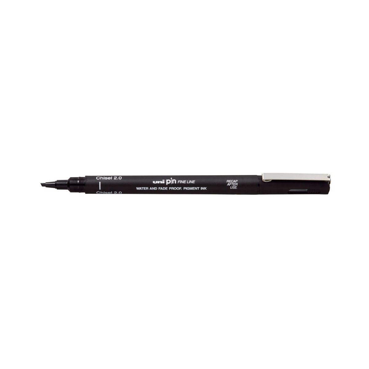 uni-ball PIN Fineliner Chisel Black
