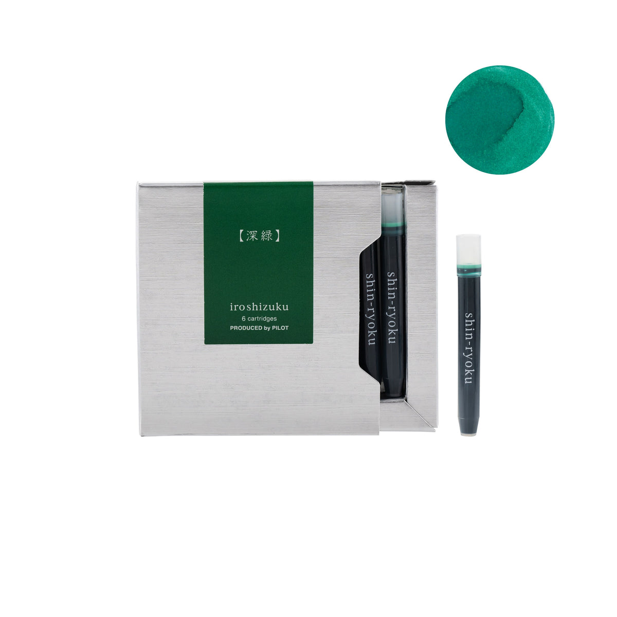 Pilot iroshizuku Fountain Pen Ink Cartridge - Shin-ryoku