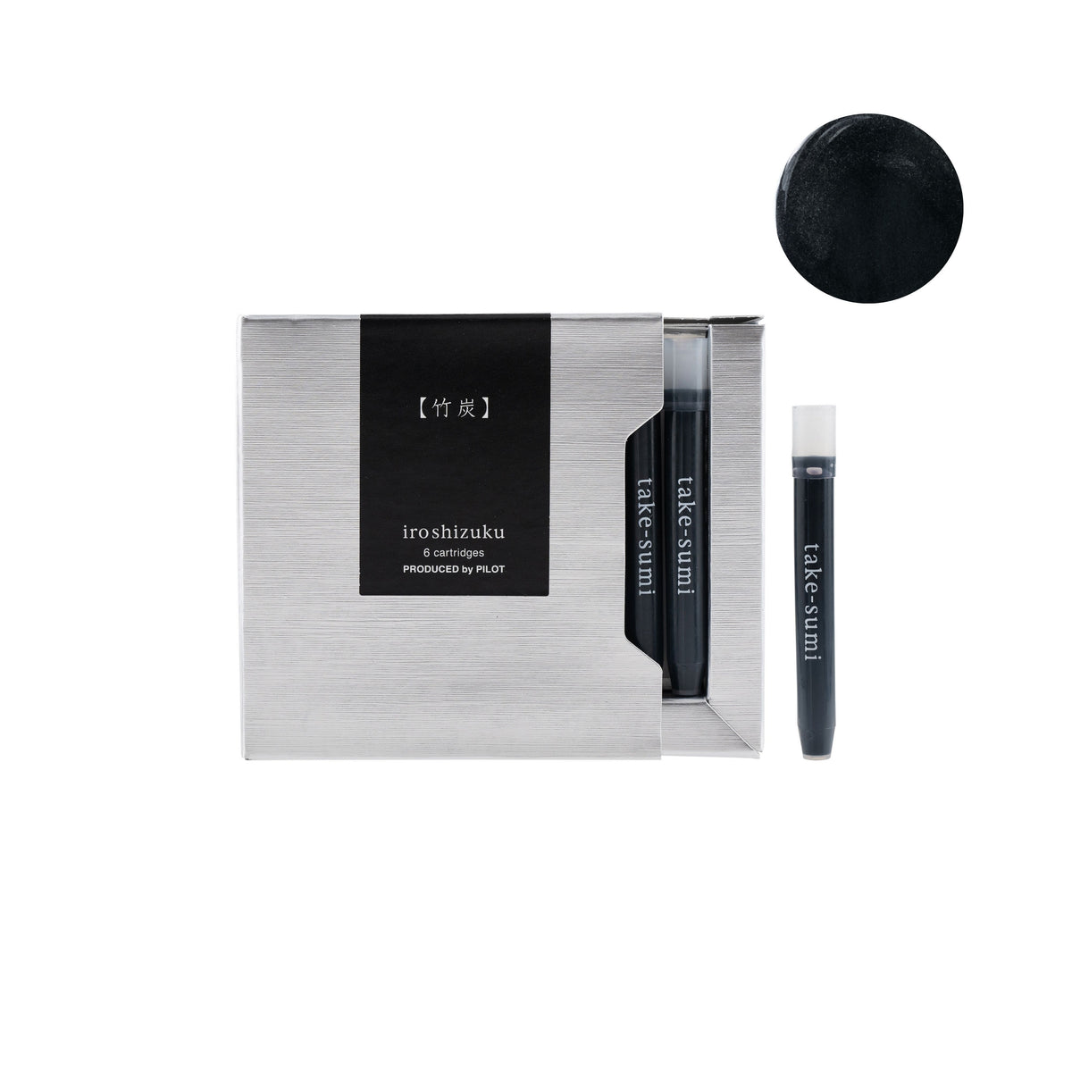Pilot iroshizuku Fountain Pen Ink Cartridge - Take-sumi