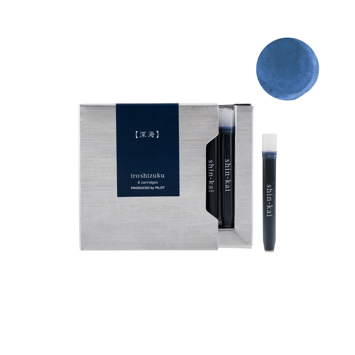 Pilot iroshizuku Fountain Pen Ink Cartridge - Shin-kai