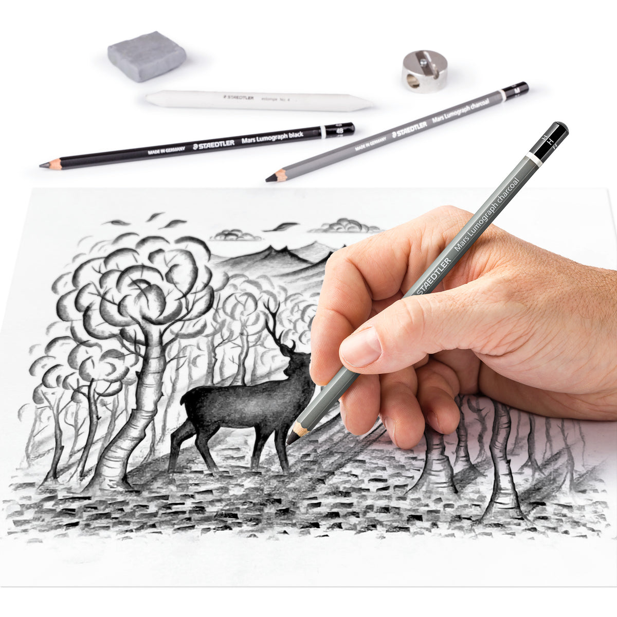 STAEDTLER Design Journey Charcoal Set of 12