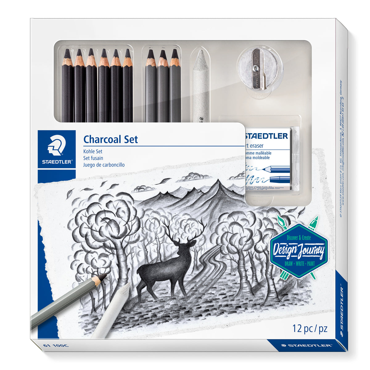 STAEDTLER Design Journey Charcoal Set of 12