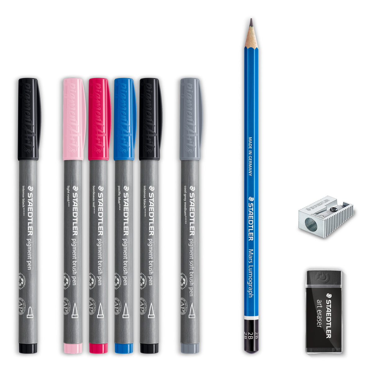 STAEDTLER Pigment Brush Pen 371 Lettering Set
