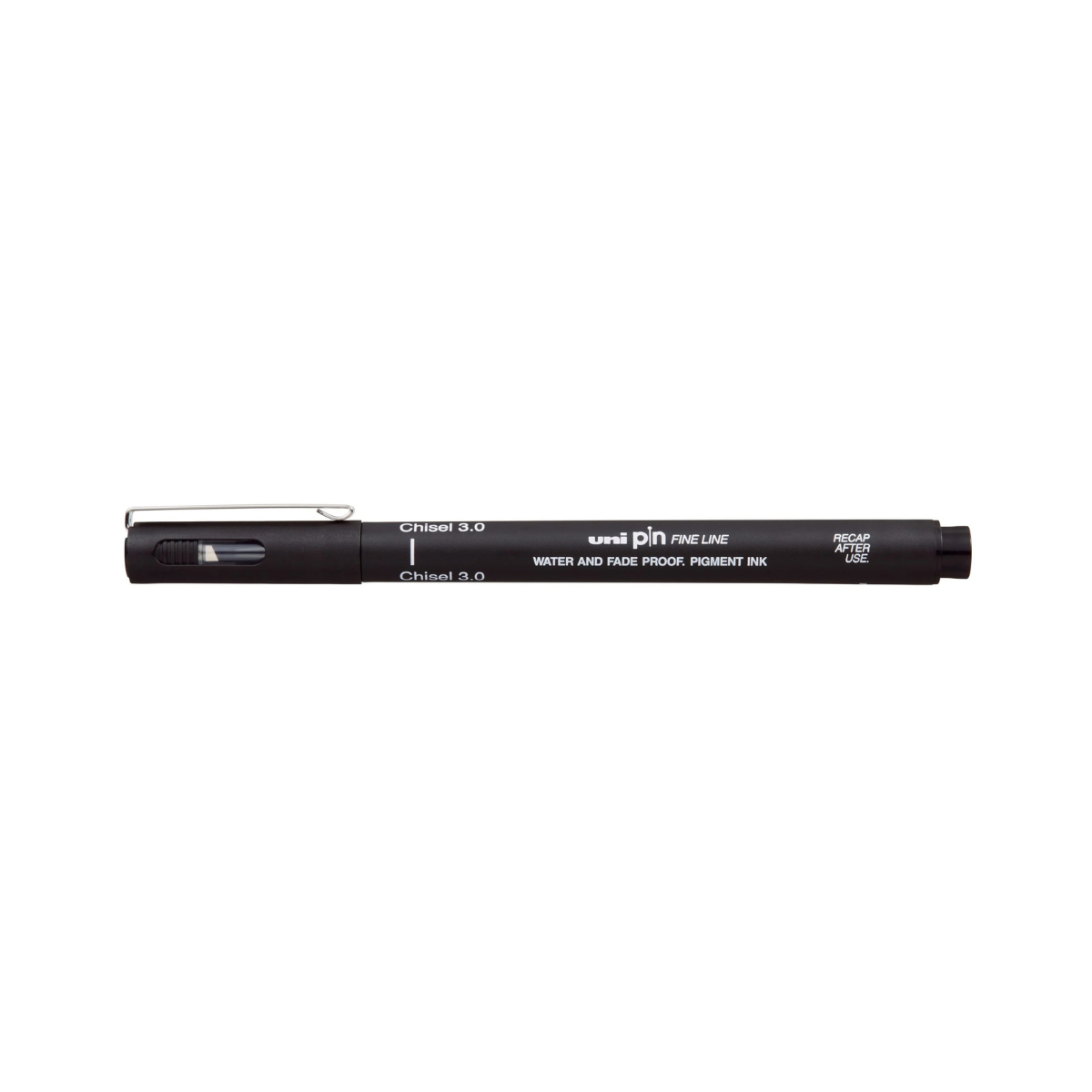 uni-ball PIN Fineliner Chisel Black
