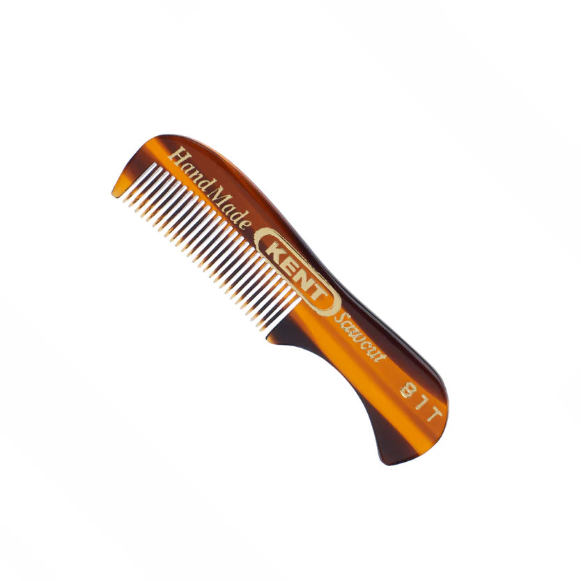 Kent Handmade 73mm Beard and Moustache Comb - A 81T