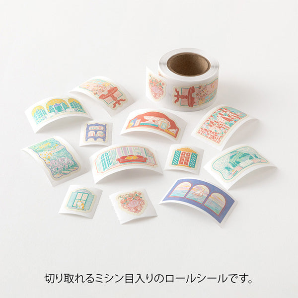 Midori Yuru Log Roll Sticker