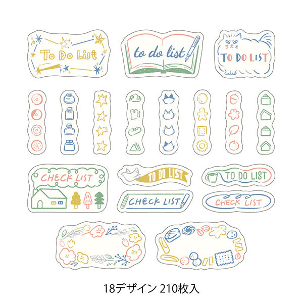 Midori Yuru Log Roll Sticker