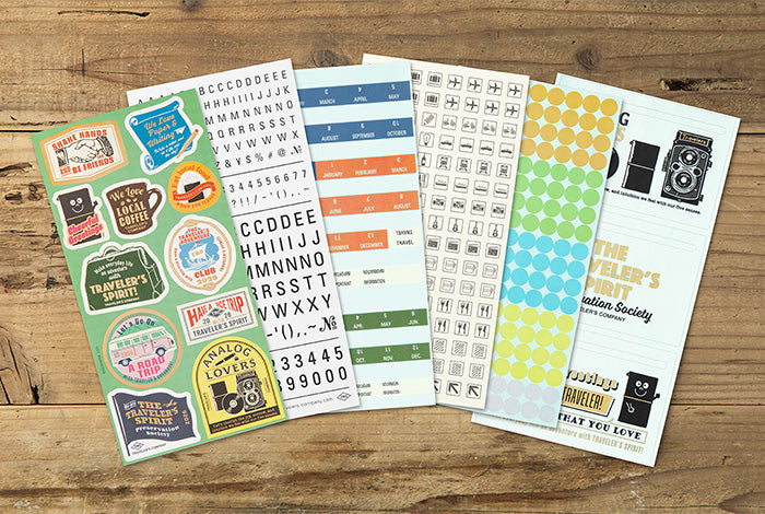 Traveler&#39;s Notebook Sticker Set for 2026 Diary - Limited Edition