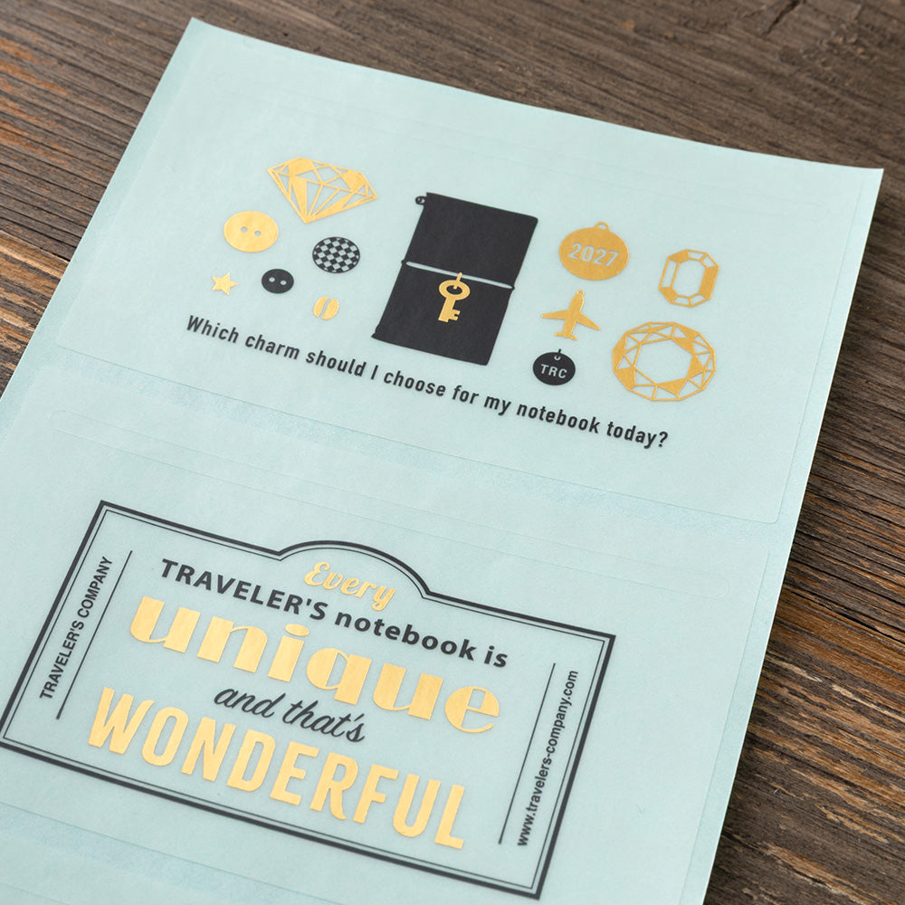 Traveler's Notebook Sticker Set for 2027 Diary - Limited Edition
