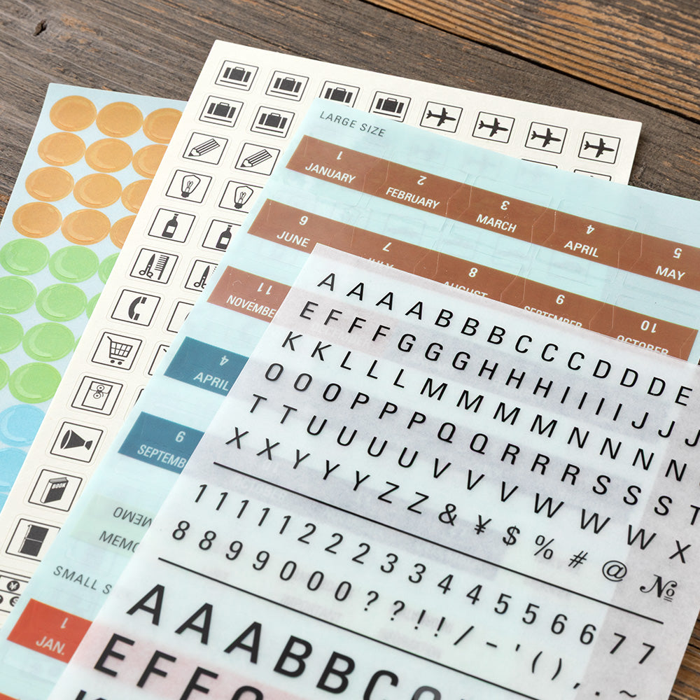 Traveler's Notebook Sticker Set for 2027 Diary - Limited Edition