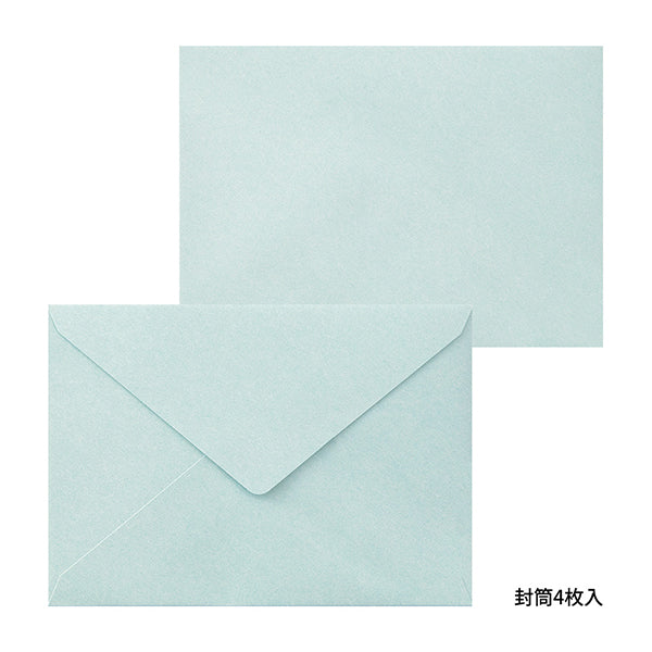Midori Letterpress Letter Set - Flower Frame