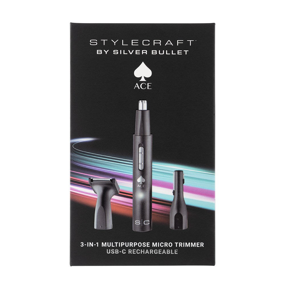 Silver Bullet Ace 3 in 1 Multipurpose Micro Hair Trimmer