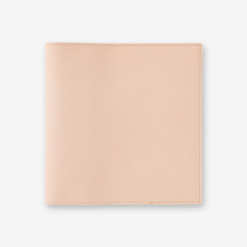 A5-Square Goat Leather Notebook cover