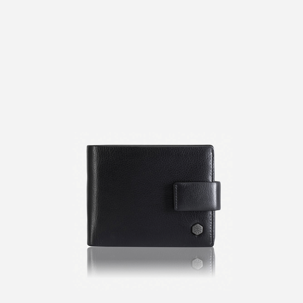 Jekyll and Hide Monaco Trifold Leather Wallet - Black