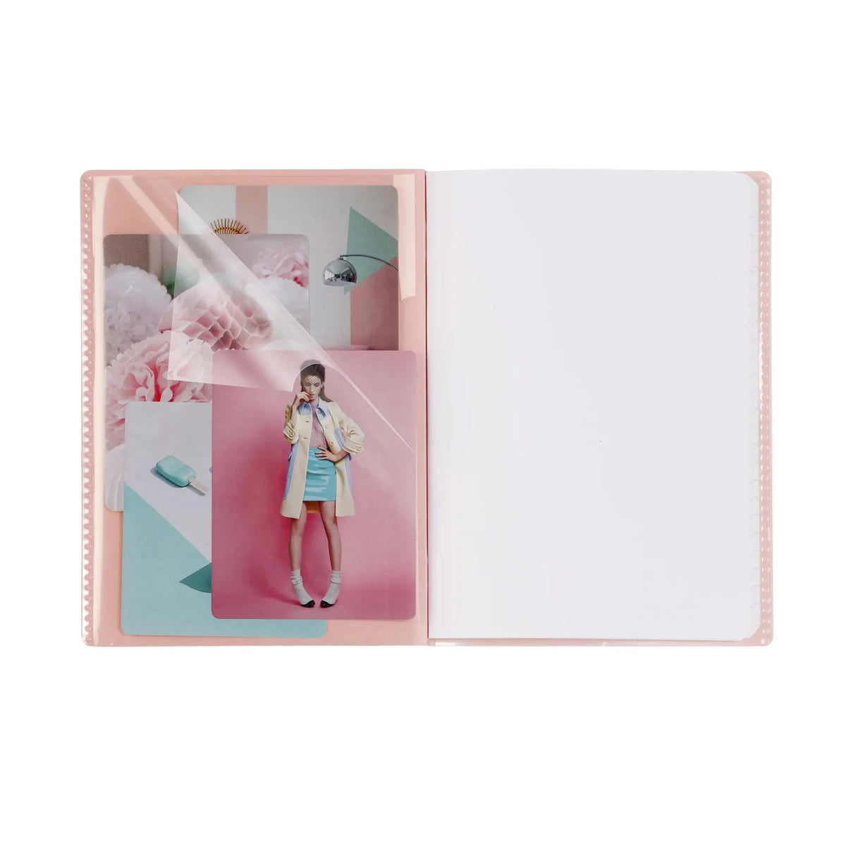 Clairfontaine Koverbook Blush Stapled Lined Notebook A5