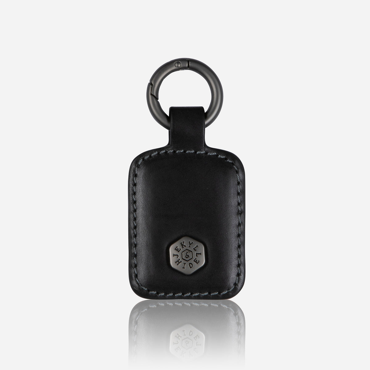 Jekyll and Hide Texas Leather Keyring - Black