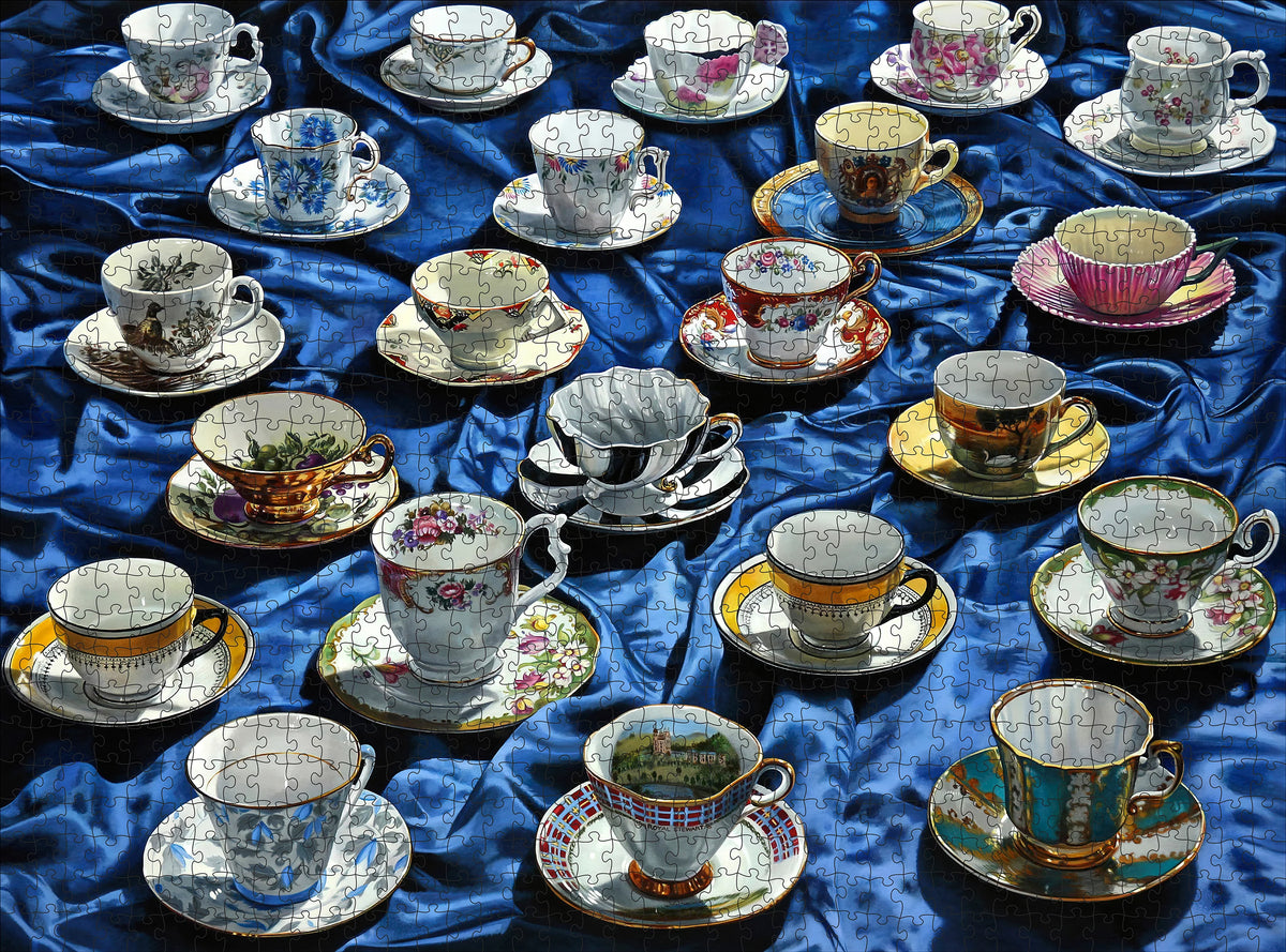 Pomegranate Sherrie Wolf "Sea of Tea" 1000-Piece Puzzle