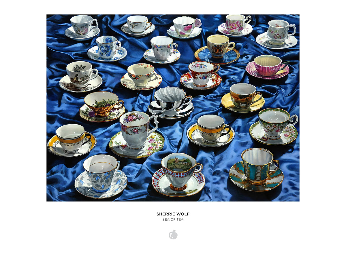 Pomegranate Sherrie Wolf "Sea of Tea" 1000-Piece Puzzle