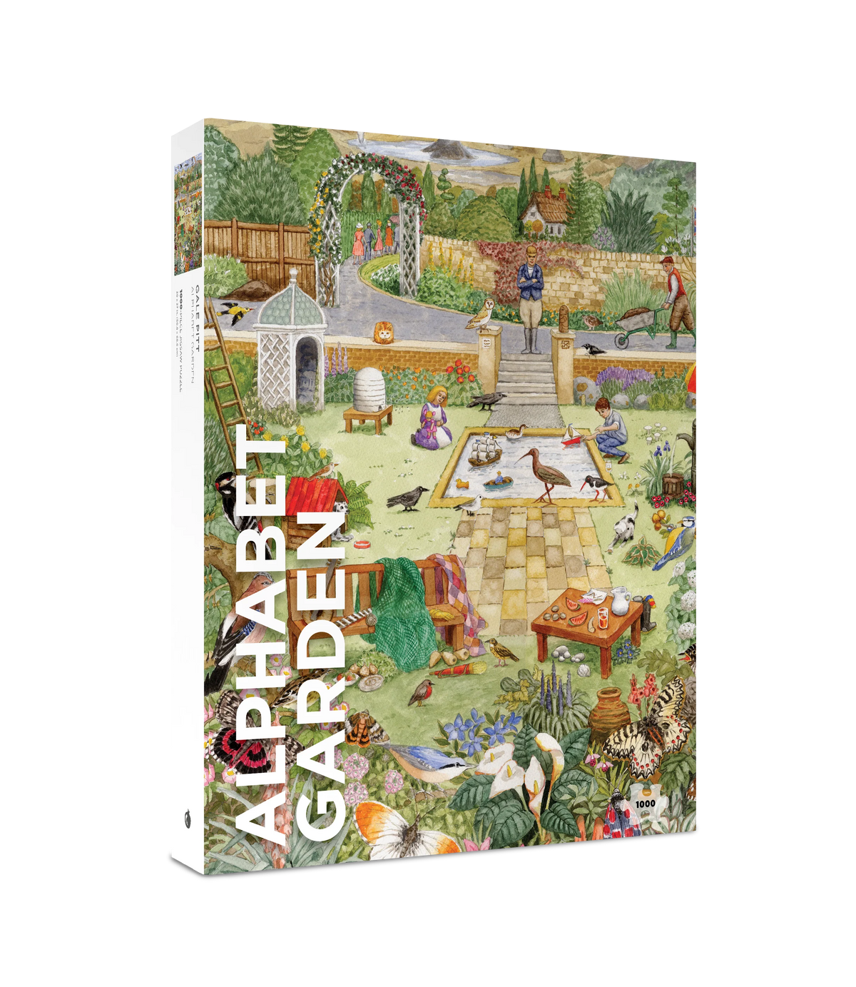 Pomegranate Gale Pitt "Alphabet Garden" 1000-Piece Jigsaw Puzzle