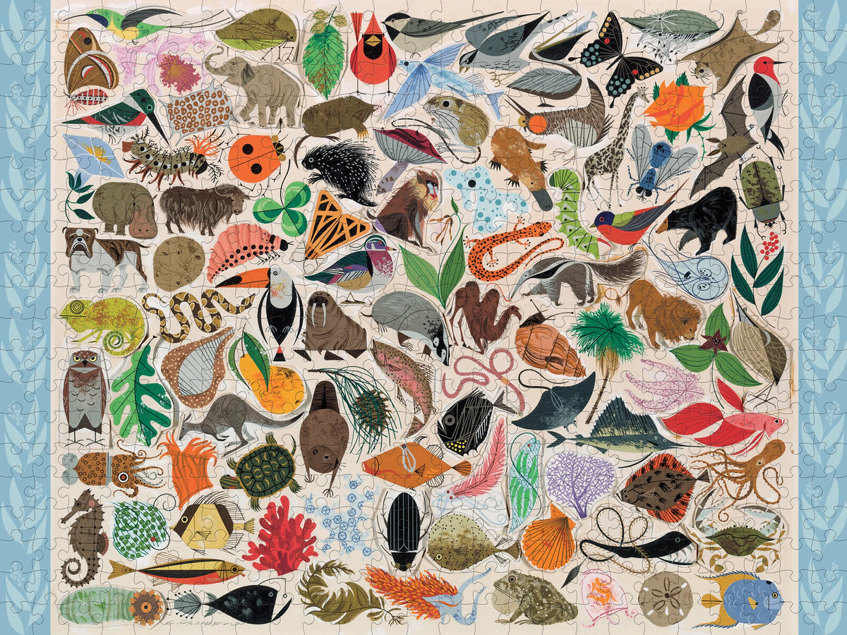 Pomegranate Charley Harper's "Tree of Life" 500-Piece Puzzle