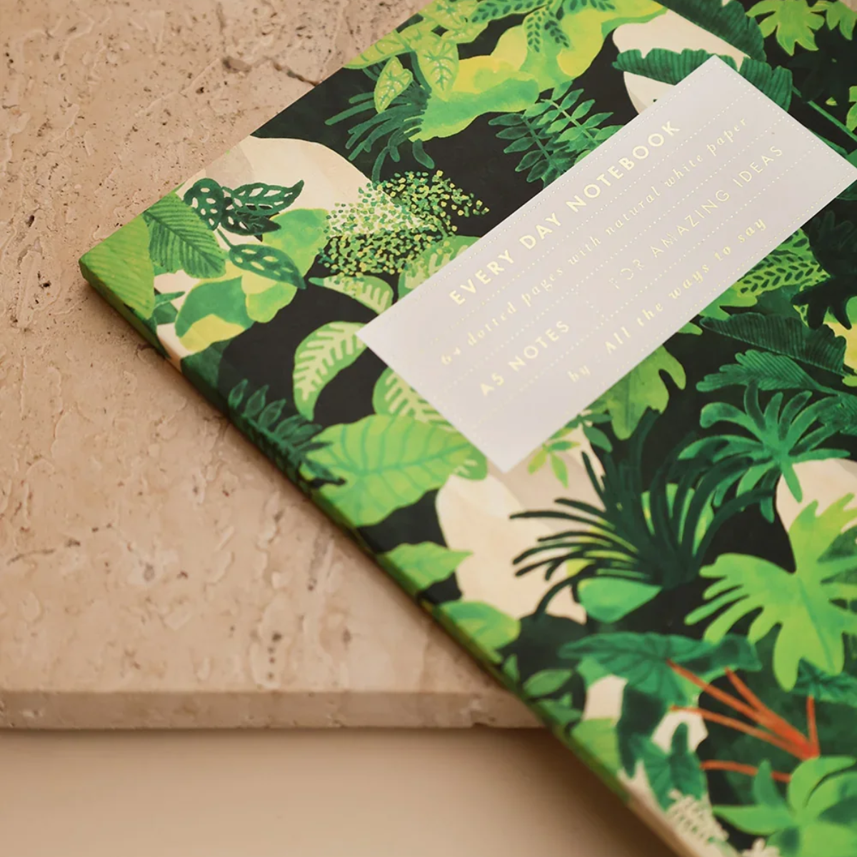 All the Ways to Say A5 Notebook - Green Cliff