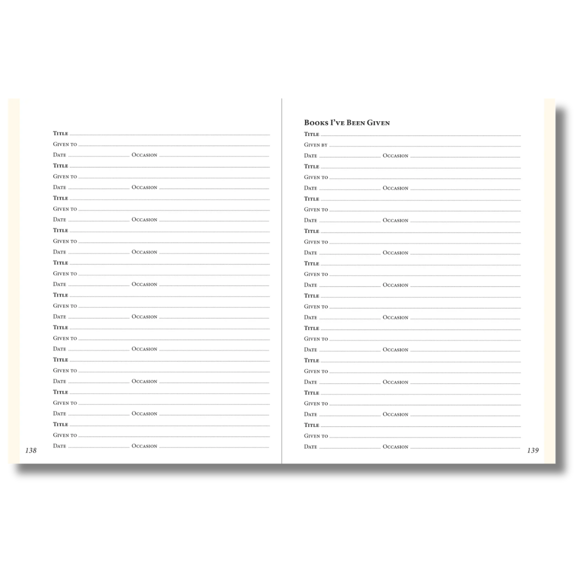 Book Lover's Journal