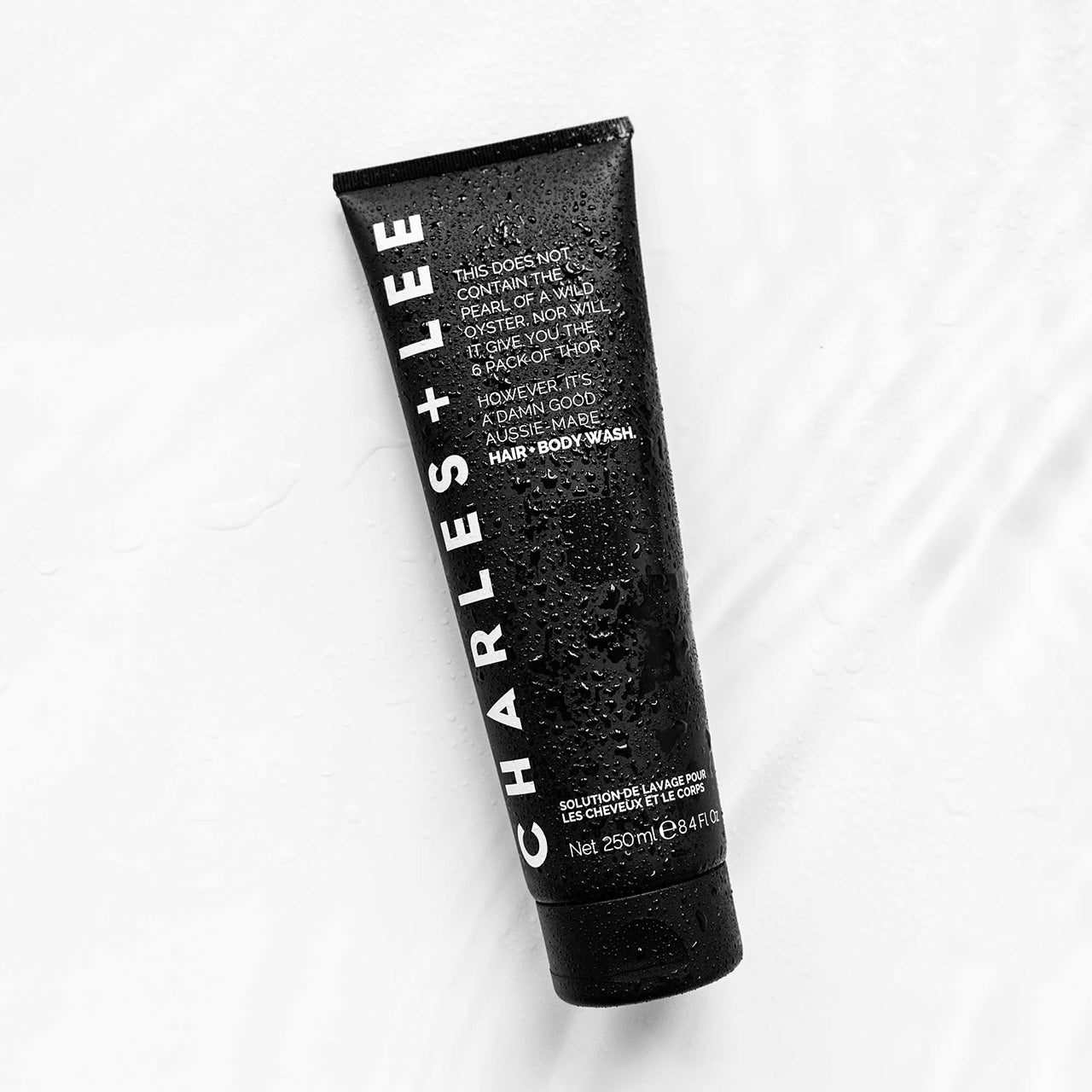Charles and Lee black tube of Hair and Body Wash 250ml