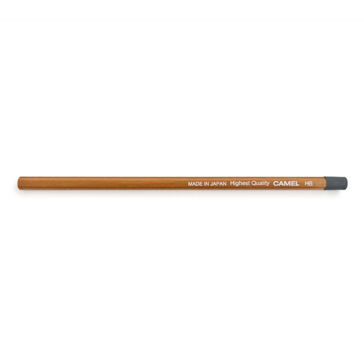 Light Camel pencil with Grey eraser, unsharpened