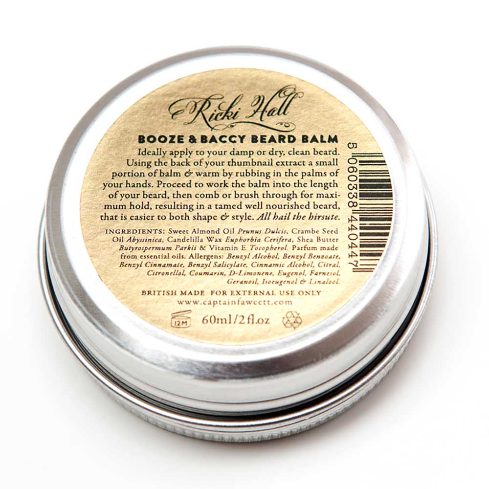 Captain Fawcett Booze & Baccy Beard Balm 60ml