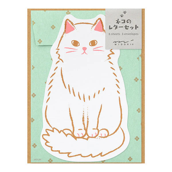 Midori Die Cut Letter Writing Set