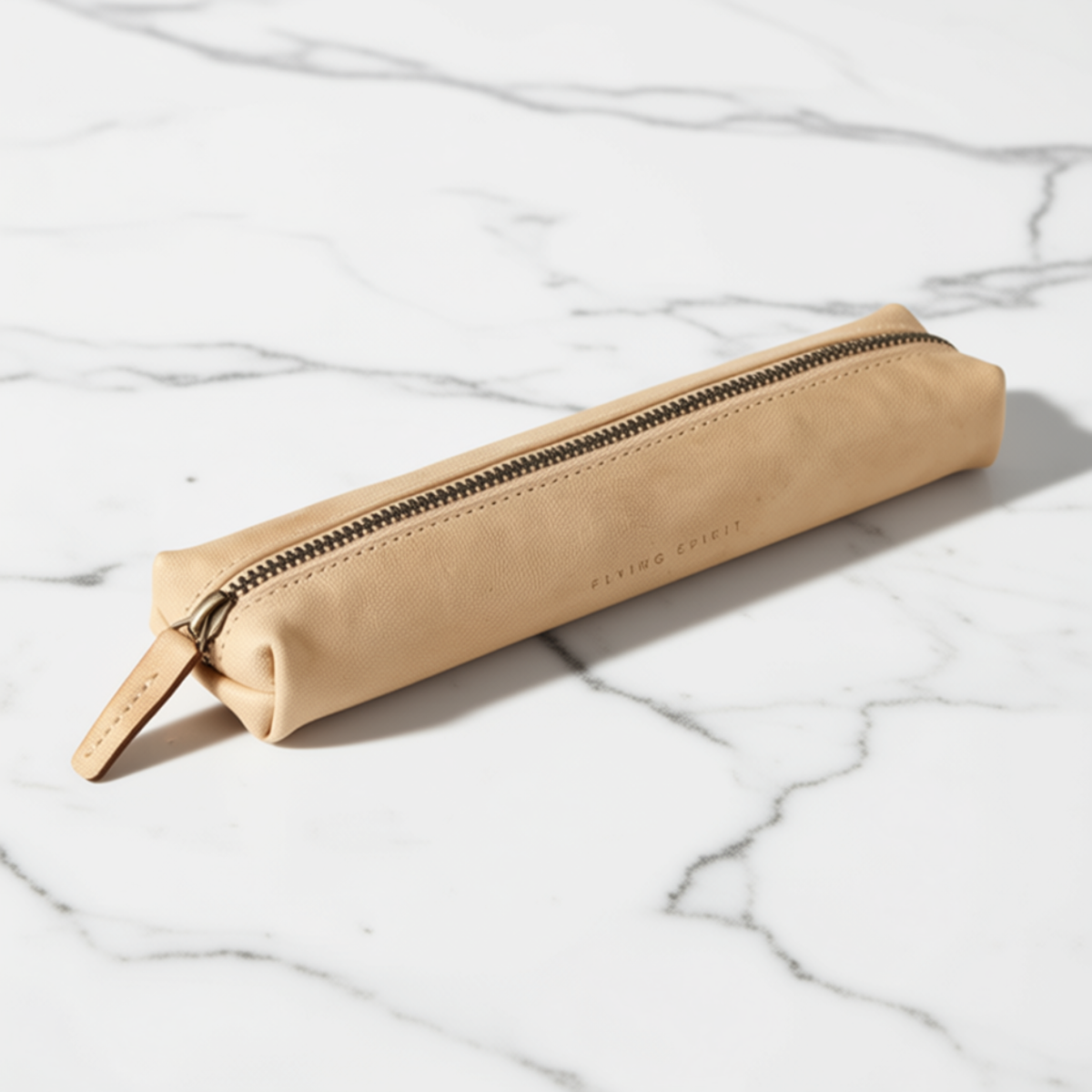 Clairefontaine Flying Spirit Round Leather Pencil Case