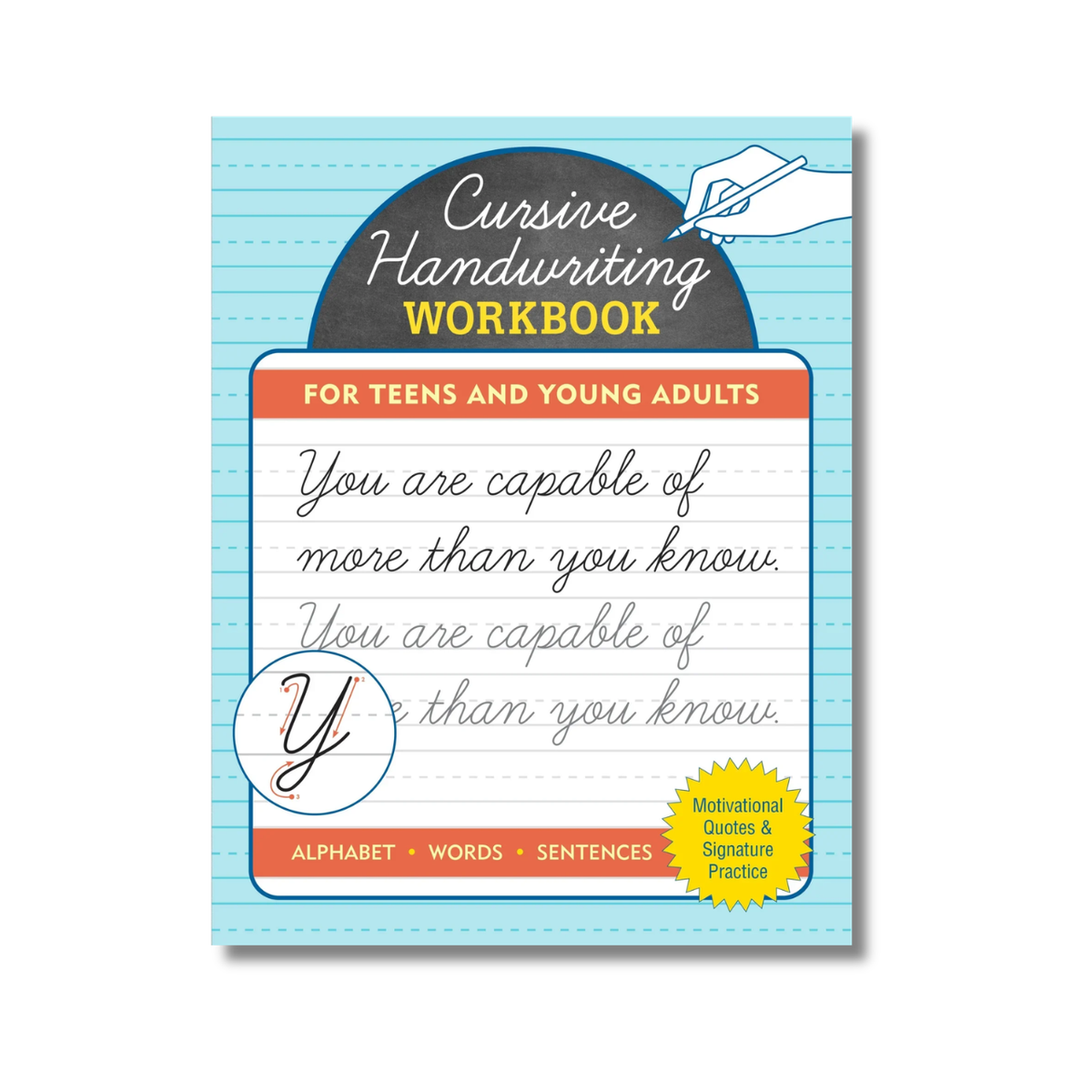 Cursive Handwriting Workbook for Teens and Young Adults