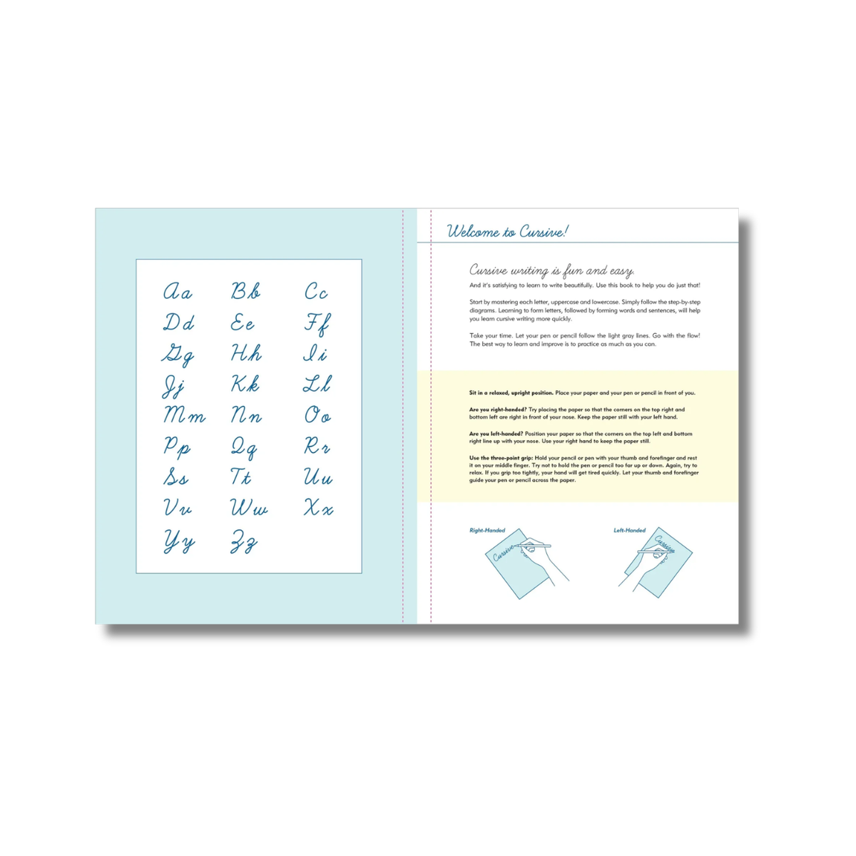 Cursive Handwriting Workbook for Teens and Young Adults