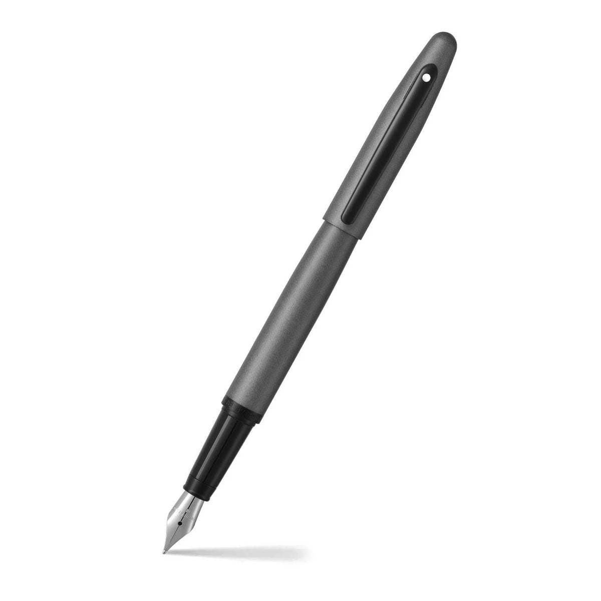Sheaffer VFM 9424 Matte Grey Fountain Pen with Matte Black Trim