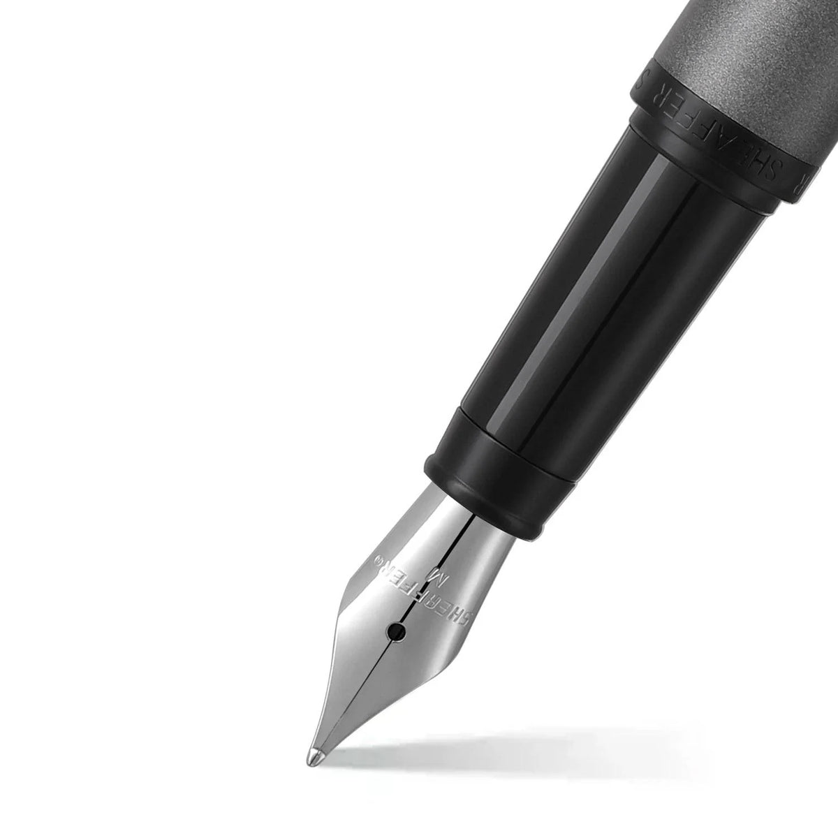 Sheaffer VFM 9424 Matte Grey Fountain Pen with Matte Black Trim