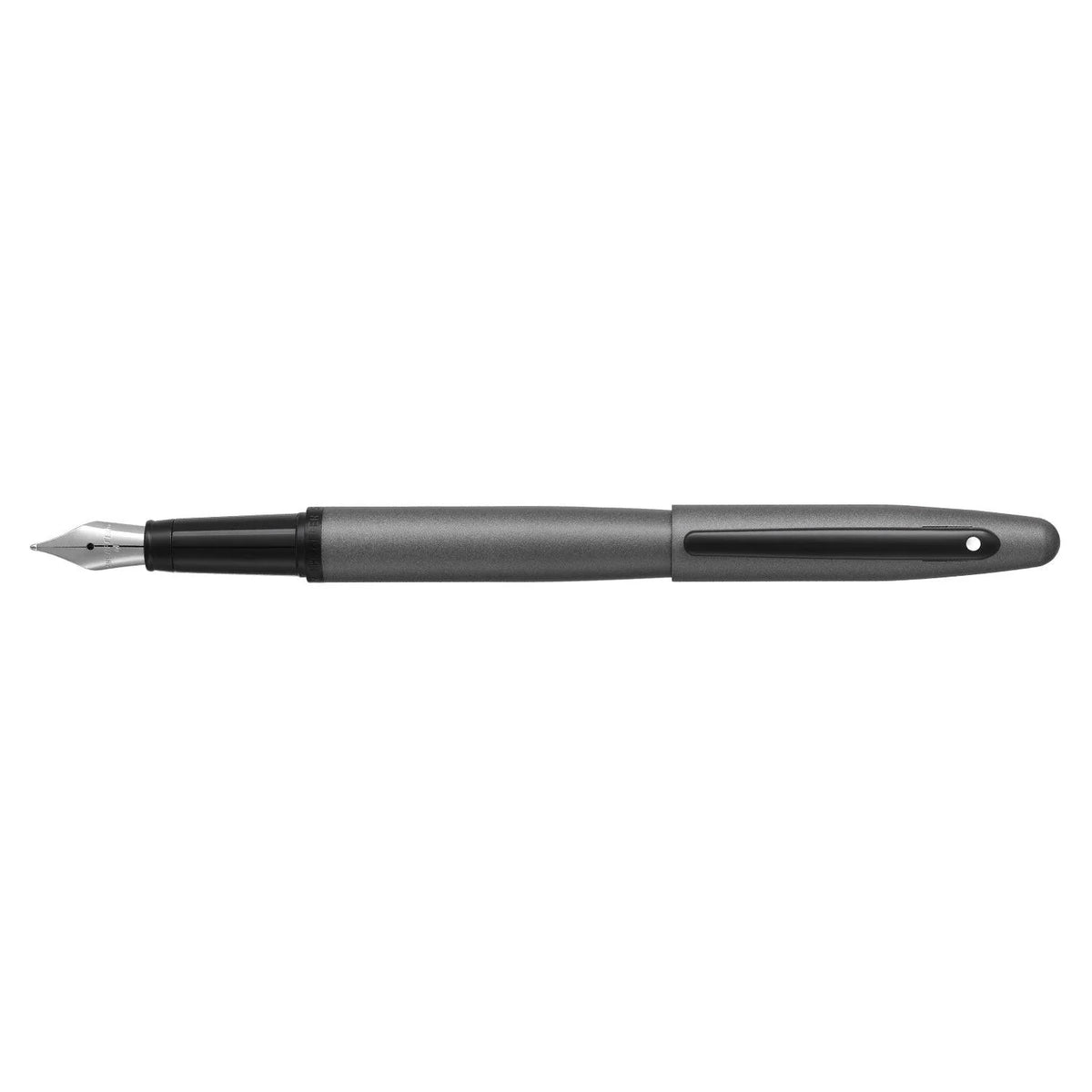 Sheaffer VFM 9424 Matte Grey Fountain Pen with Matte Black Trim
