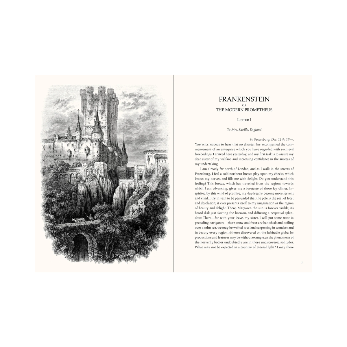 Frakenstein by Mary Shelley
