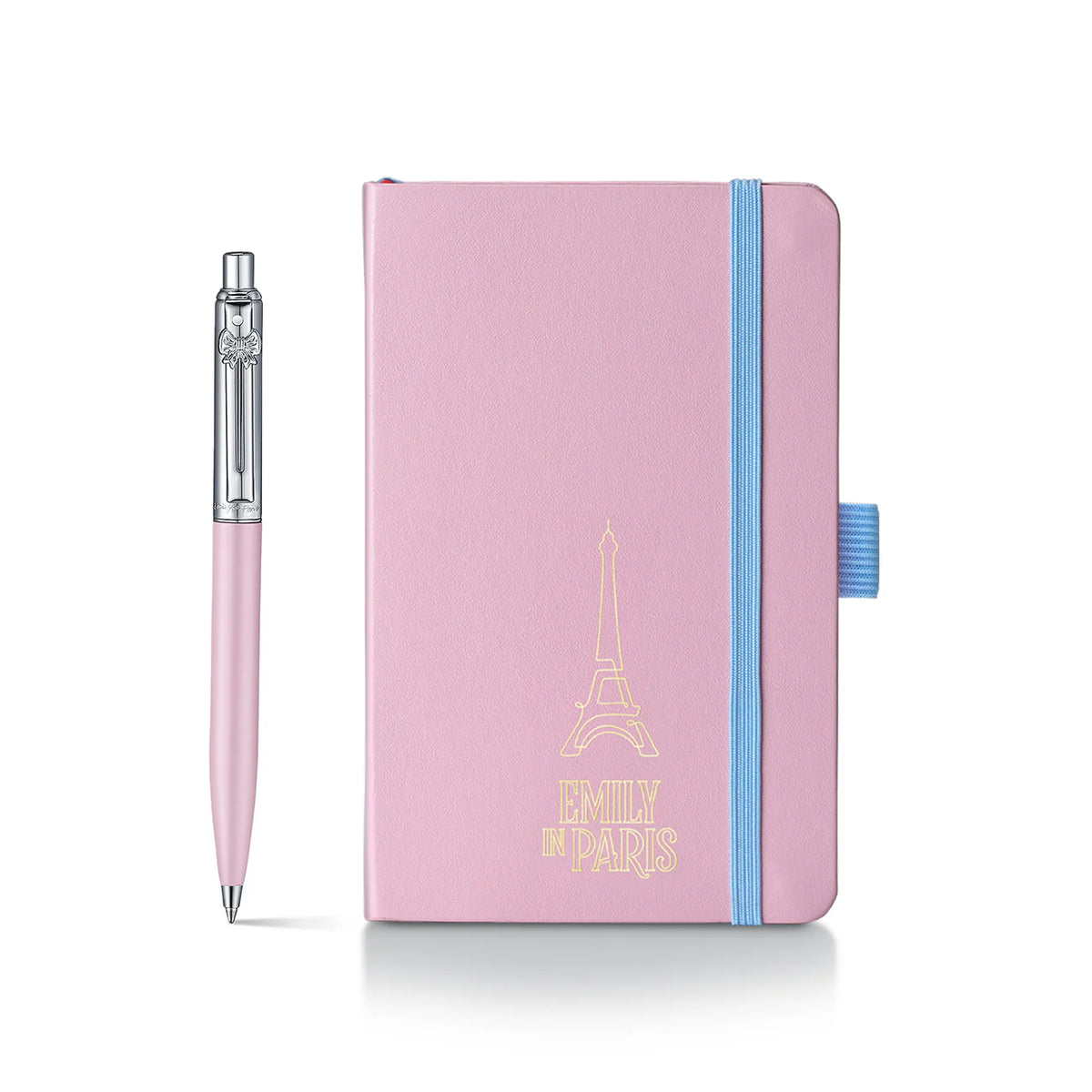 Sheaffer Emily in Paris Sentinel 321 Gift Set Pink Matte Ballpoint Pen and Hardbound Notebook