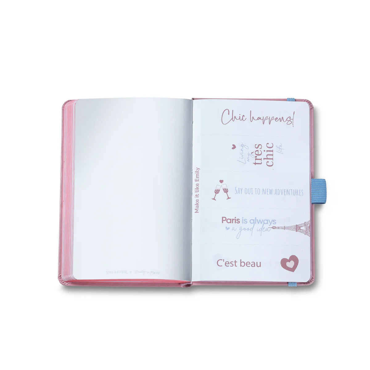 Sheaffer Emily in Paris Sentinel 321 Gift Set Pink Matte Ballpoint Pen and Hardbound Notebook