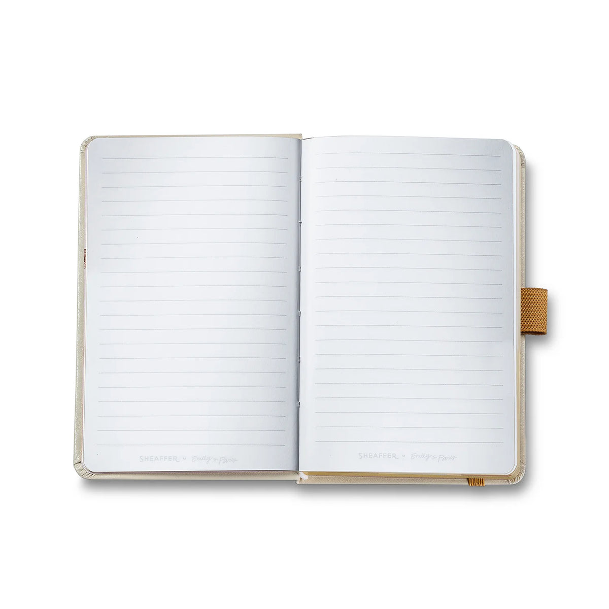 Sheaffer 100 Emily in Paris Gift Set Champagne Gold Ballpoint Pen and Hardbound Notebook
