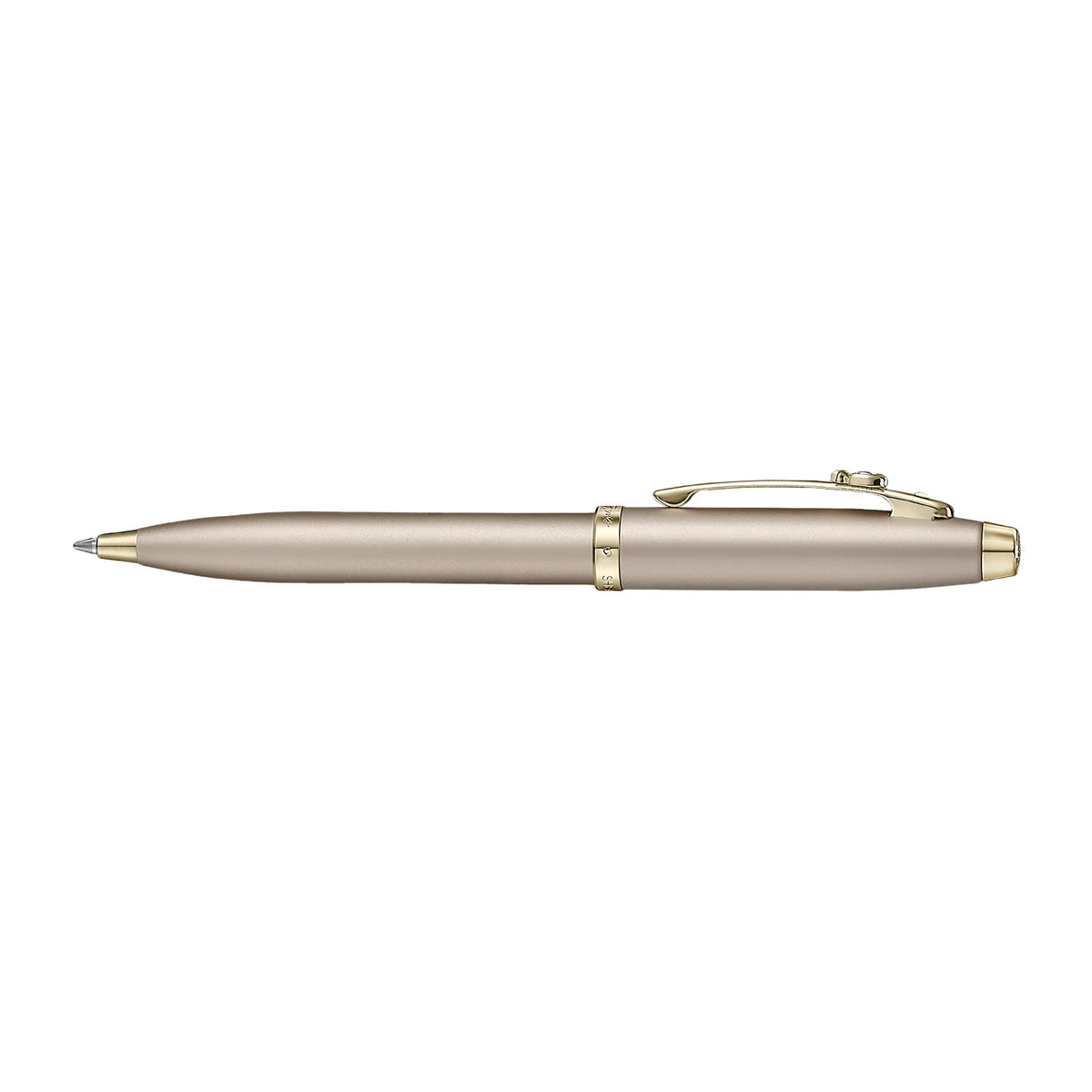 Sheaffer 100 Emily in Paris Gift Set Champagne Gold Ballpoint Pen and Hardbound Notebook