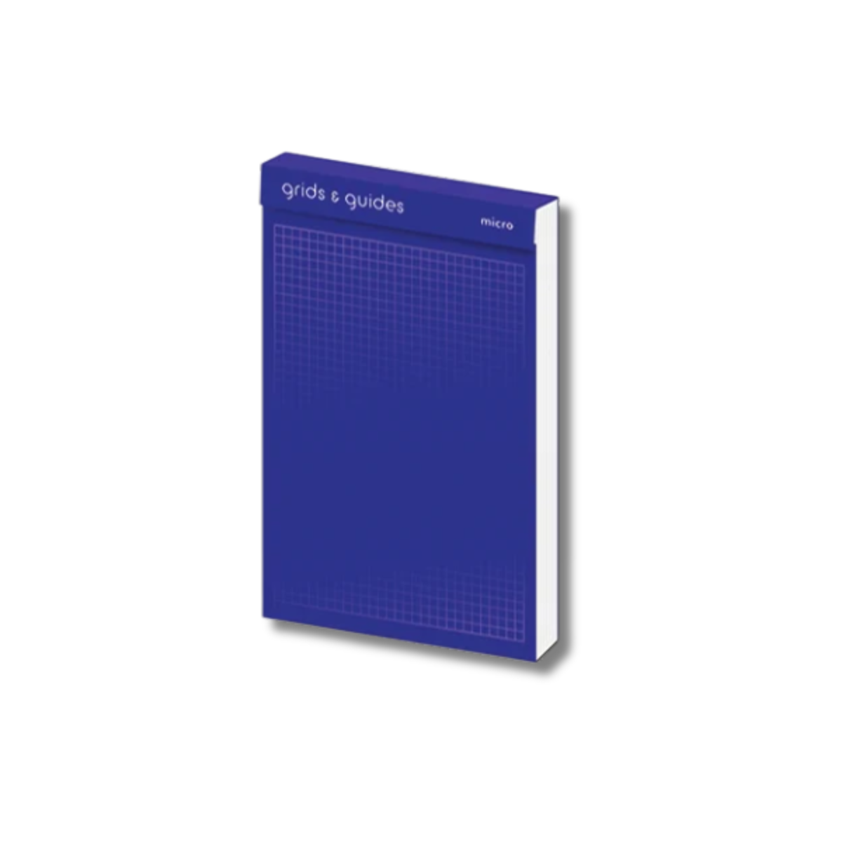 Grids & Guide Micro Blue Pocket-Size Notebook